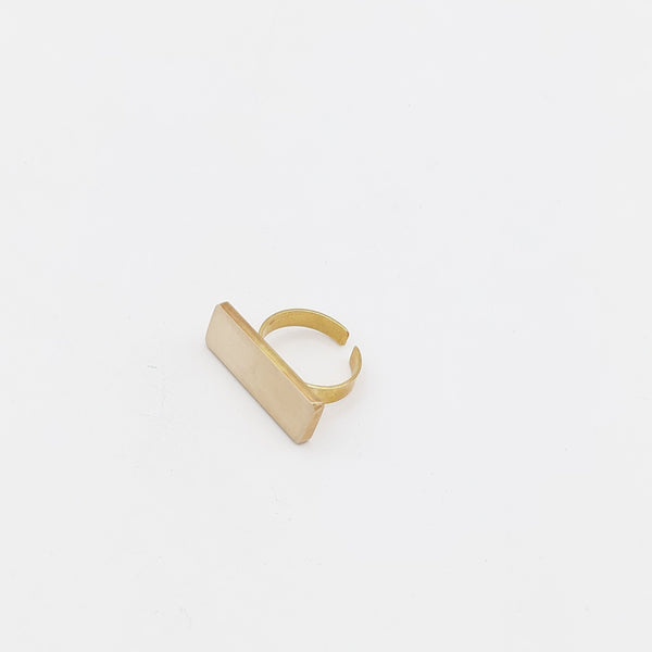 Geometric Shapes Brass Rings