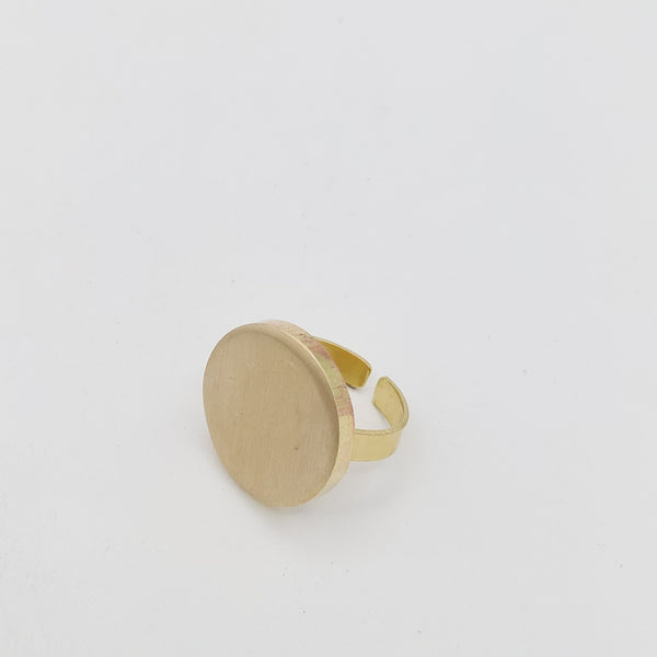 Geometric Shapes Brass Rings
