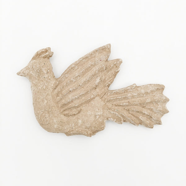 Handcrafted Papier-Mâché Bird Wall Art