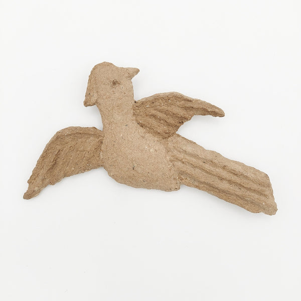 Handcrafted Papier-Mâché Bird Wall Art
