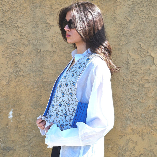 Golestan Blue Blossom Vest