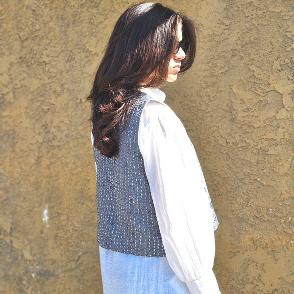 Golestan Blue Blossom Vest