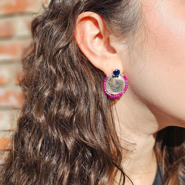 Griffin Silver Earrings