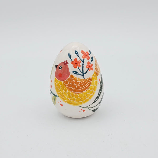 Hand Painted Bird Decorative Egg