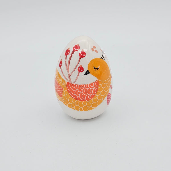 Hand Painted Bird Decorative Egg