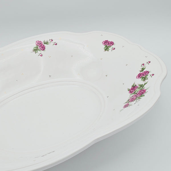 Larg Golesorkhi Serving Bowl with Gold Touches