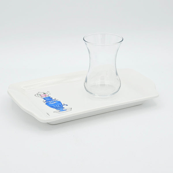 Samavar Tray with Persian Tea Cup