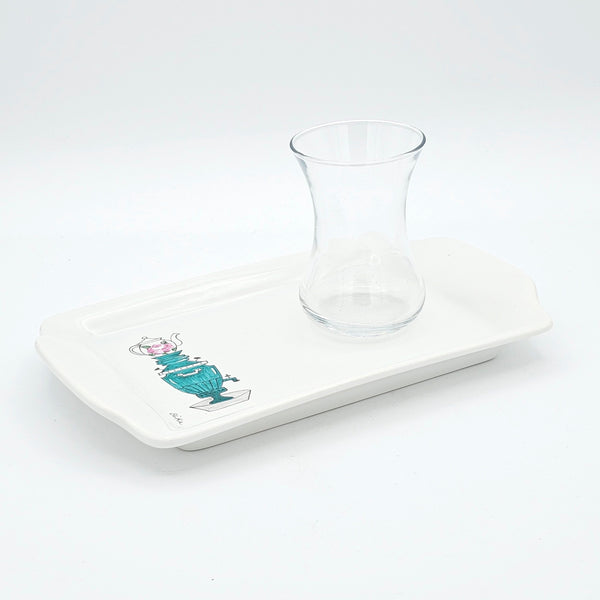 Samavar Tray with Persian Tea Cup