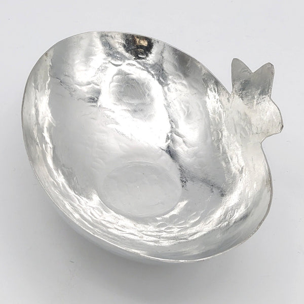 Oval Pomegranate Copper Bowl