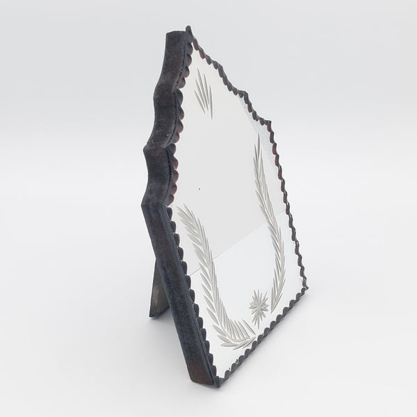 Hand etched Negar Tabletop Mirror