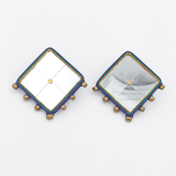 Square Mirror Earrings