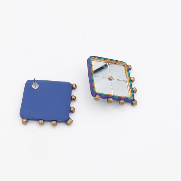 Square Mirror Earrings