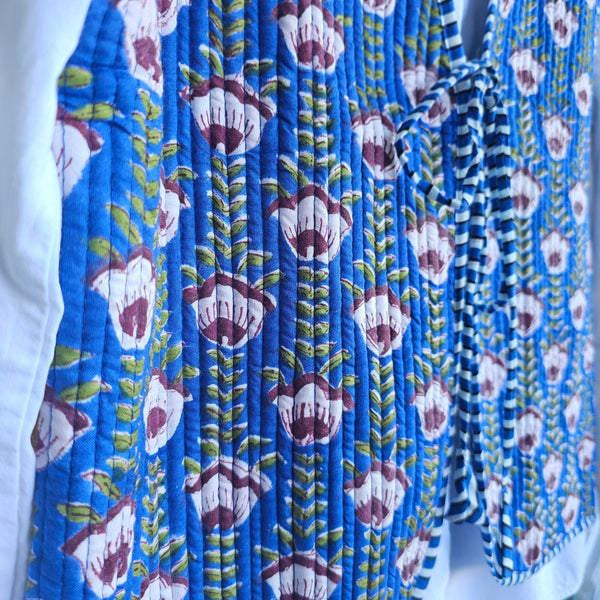 Sky Quilted Vest