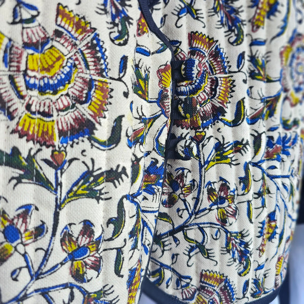 Khousheh Reversable Qalamkari Quilted Vest