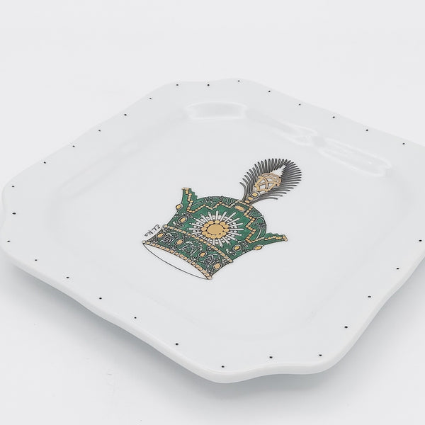 Pahlavi Crown Appetizer Plate