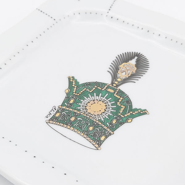 Pahlavi Crown Appetizer Plate