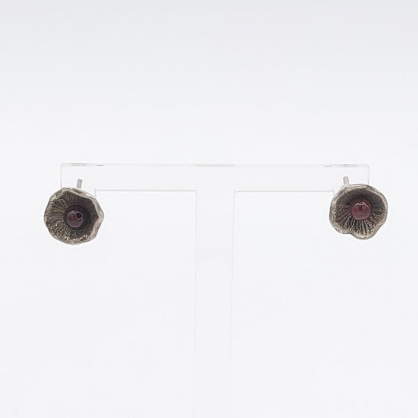 Small Silver Flower Earring