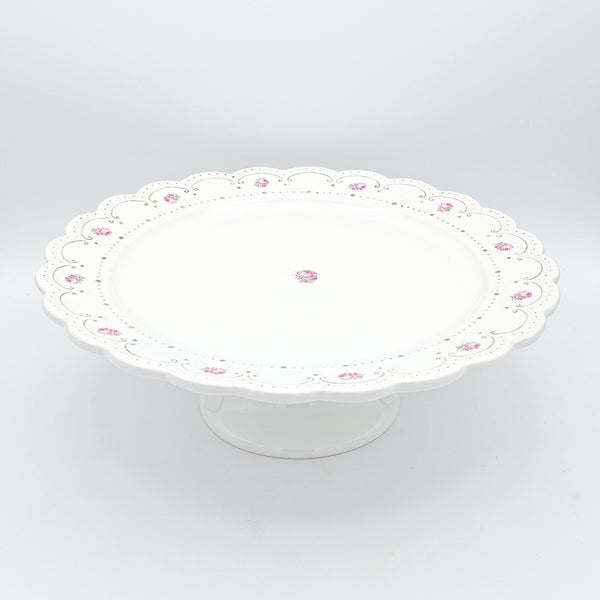 Pink Rose Cake Stand