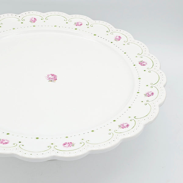 Pink Rose Cake Stand