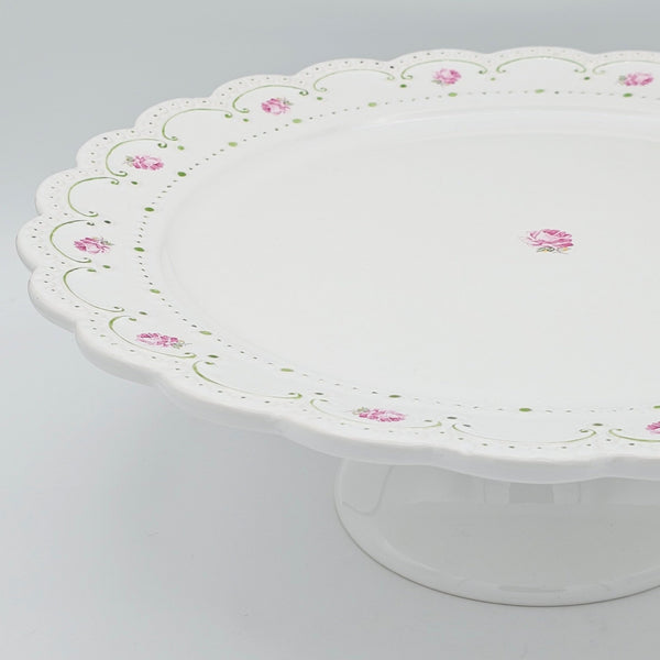 Pink Rose Cake Stand