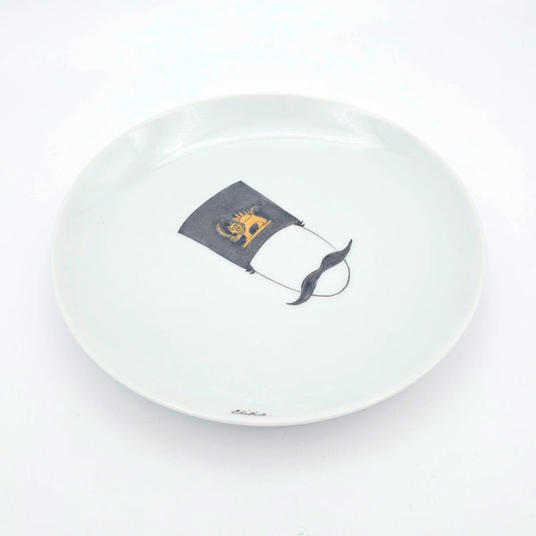 Hand Painted Persian Hats Appetizer plates