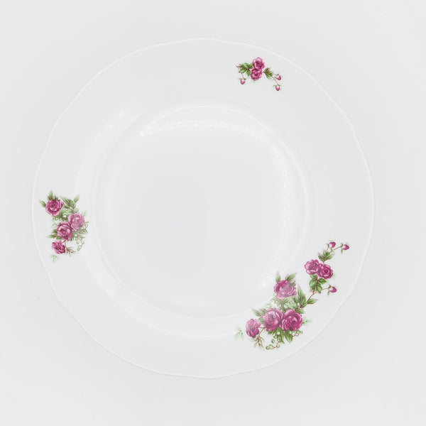 Golesorkhi Rounded Plate with Green Glass Stand