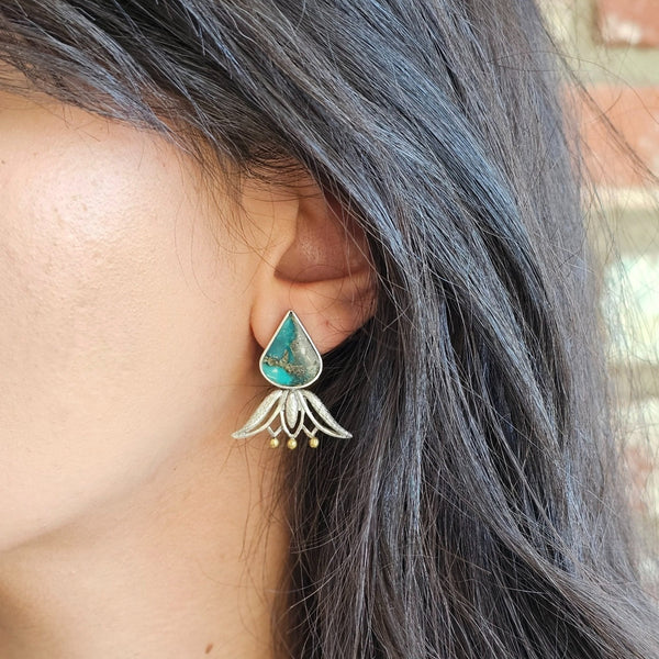 Lotus Blossom Earrings