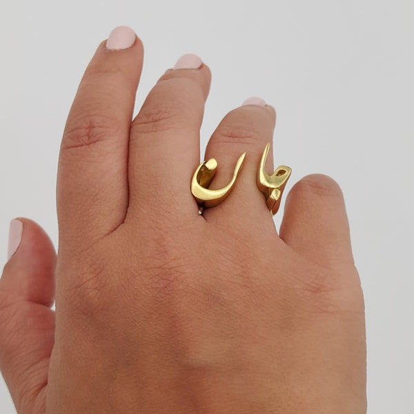 Jaan Calligraphy Ring