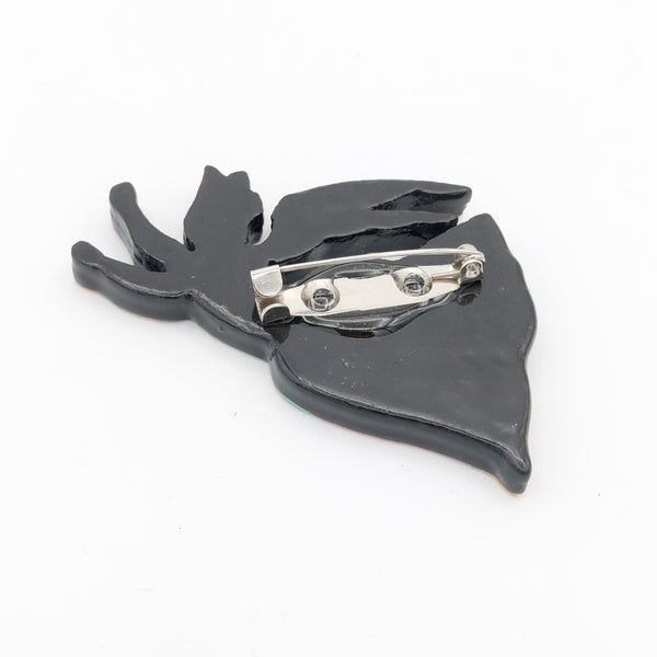 Persian Angel Brooch-Gold Red