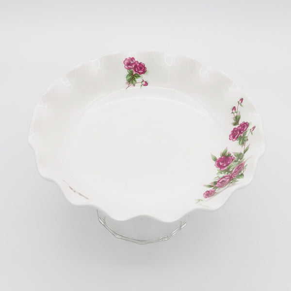 Wavy Medium Golesorkhi Bowl With Glass Stand