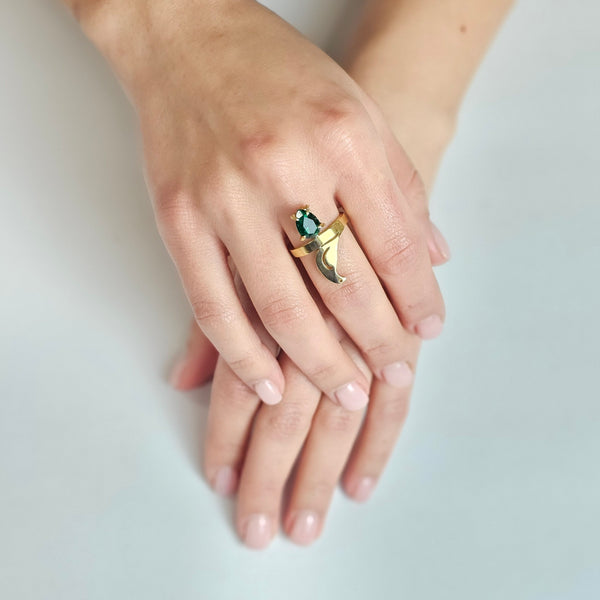 Persian Bird Brass Ring