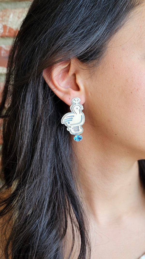 Avin Silver Earrings