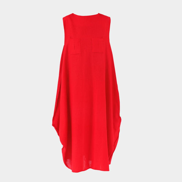 Diamond Linen Dress