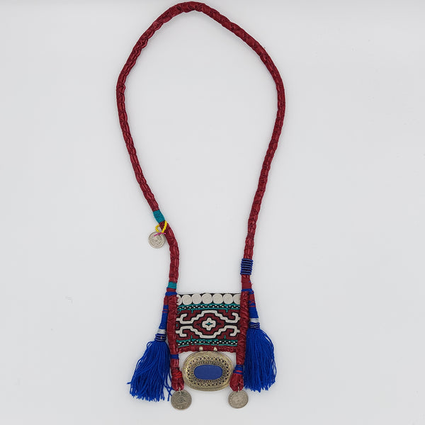 Parinaz Handmade Vintage Woven Necklace
