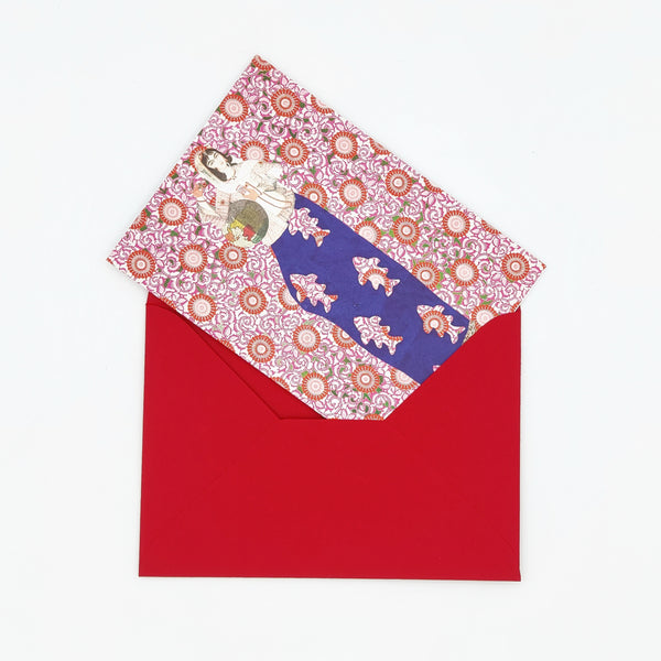 Fish, Fire & the Feminine Greeting Card