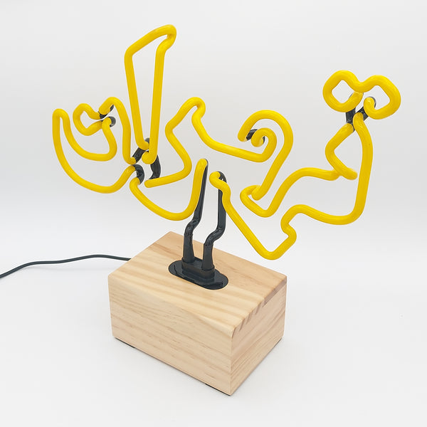 Tehran 2 Neon Table Lamp