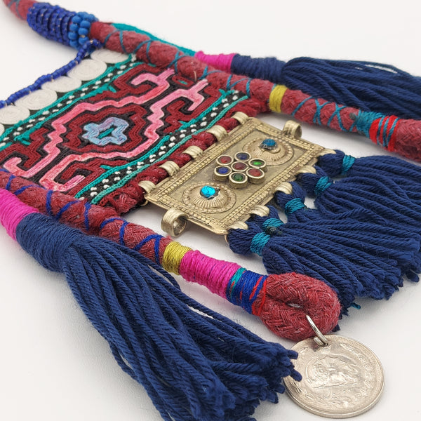 Shahnaz Handmade Vintage Woven Necklace