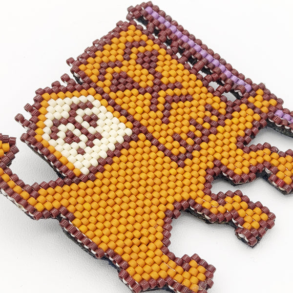 Shir o Khorshid Bead Brooch