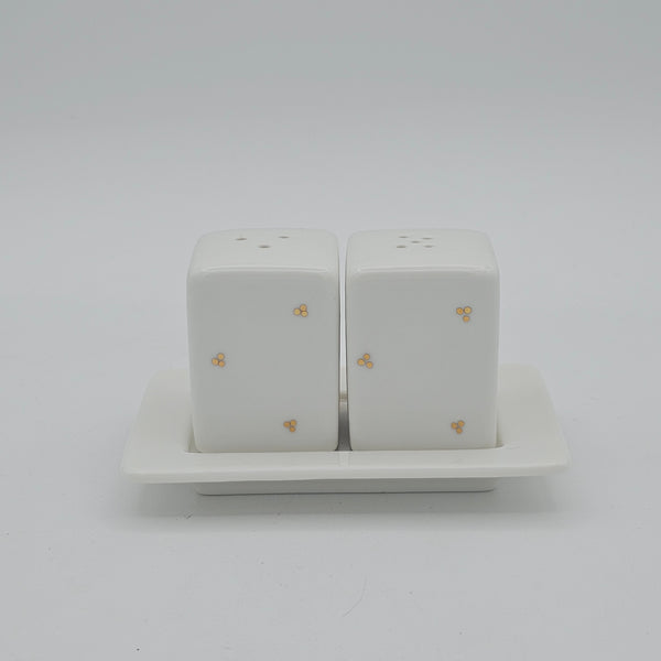 Golesorkhi Salt and Pepper Shaker with Gold Touches