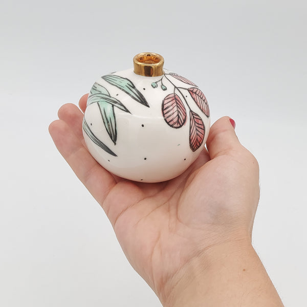 Decorative "Summer Bloom" Pomegranate Figurine