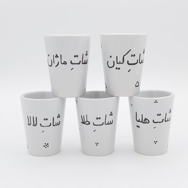 Customized Hand Painted Ceramic Shots