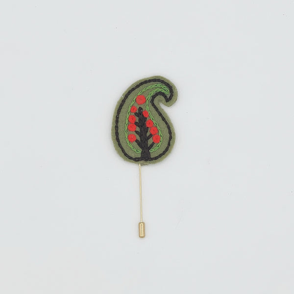 Sarv Embroidered Brooch
