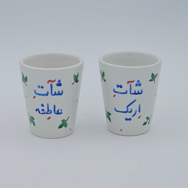 Customized Hand Painted Ceramic Shots