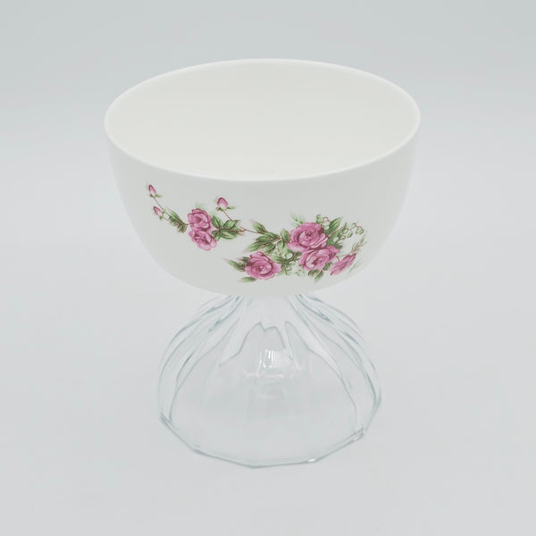 Small Golesorkhi Bowl With Clear Glass Stand