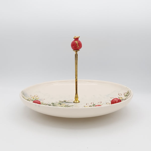 Pomegranate Garden Serving Tray