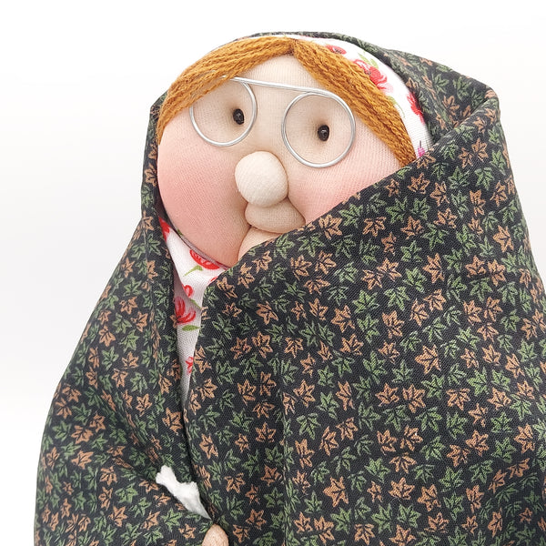 Bibi Gol Wearing Floral Chador