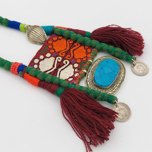 Tannaz Handmade Vintage Woven Necklace