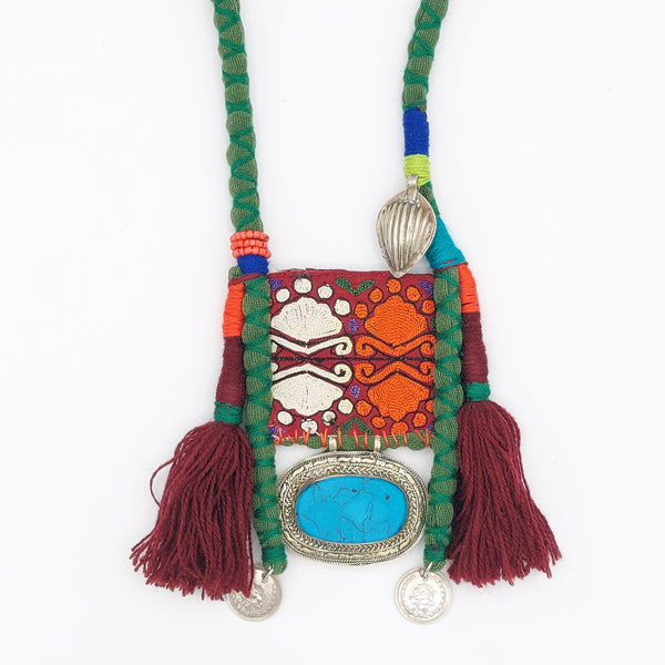 Tannaz Handmade Vintage Woven Necklace