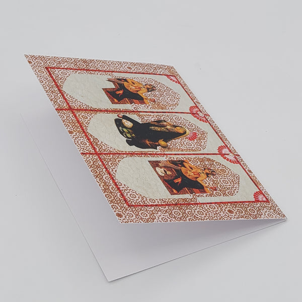 Feast of Femininity Greeting Card