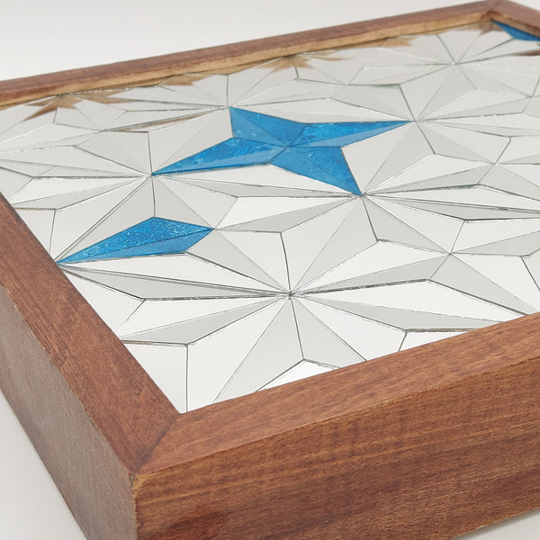 Star Mirror Work Wall Decor